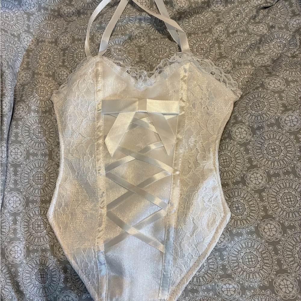 Satin & Lace Corset-shaped bags